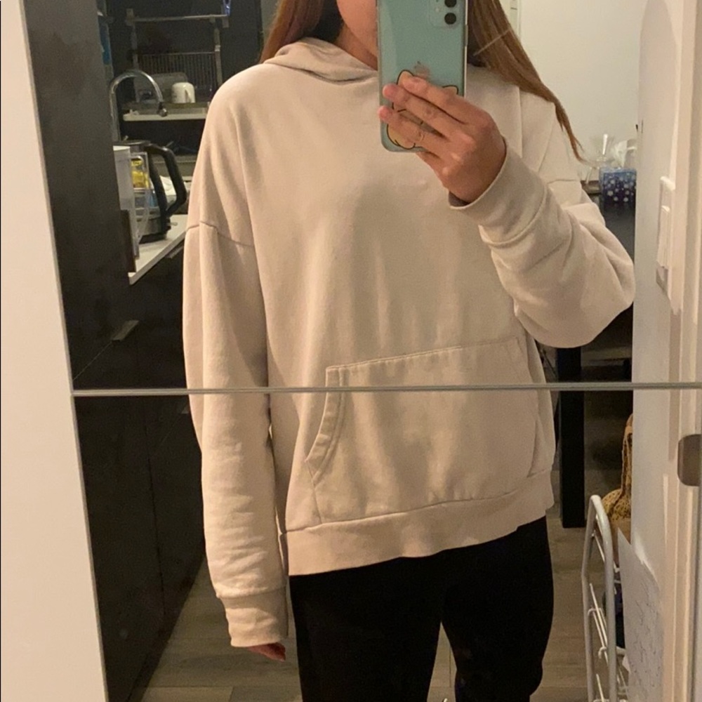 Urban Outfitters Light Cream Hoodie